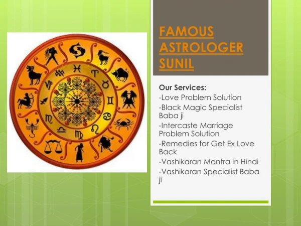 Famous Astrologer Sunil