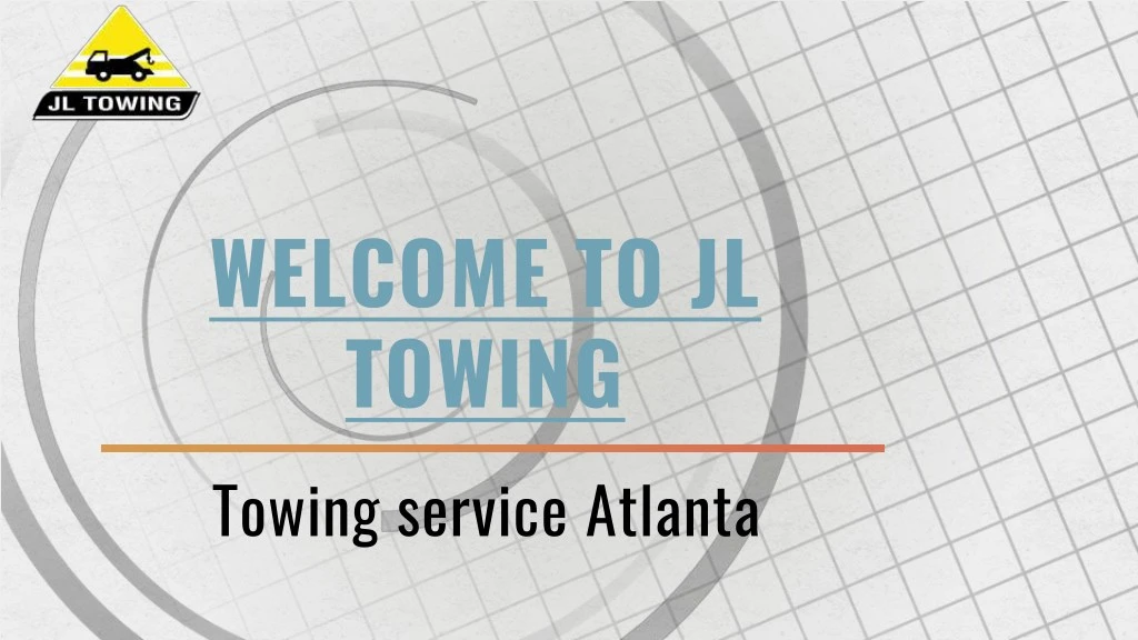 welcome to jl towing towing service atlanta