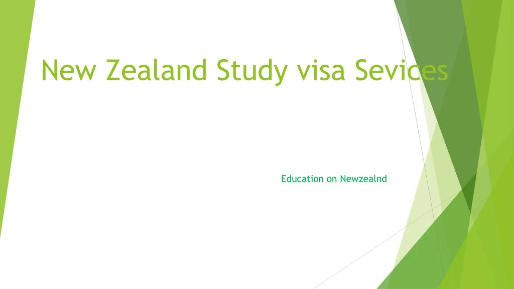 new zealand study visa s evices