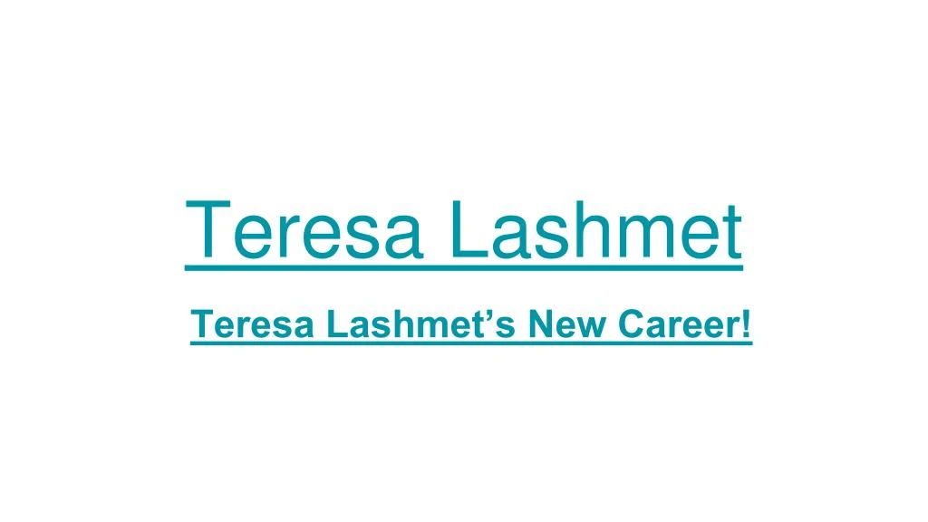 teresa lashmet