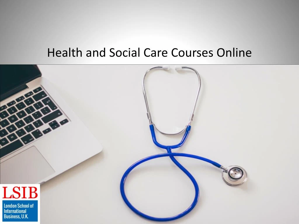 health and social care courses online