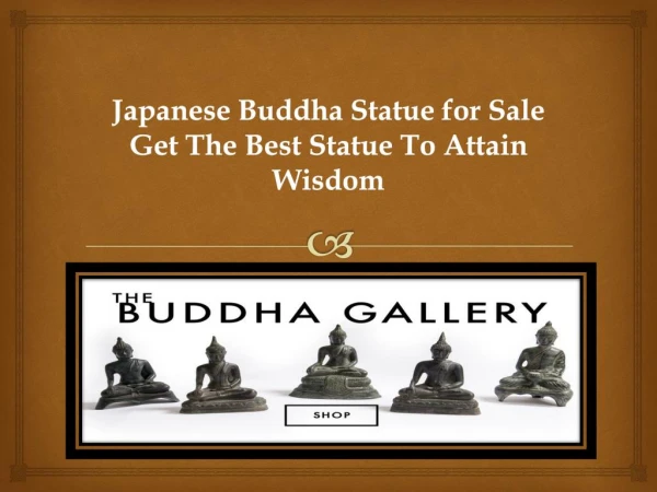 Japanese Buddha Statue for Sale: Get The Best Statue To Attain Wisdom