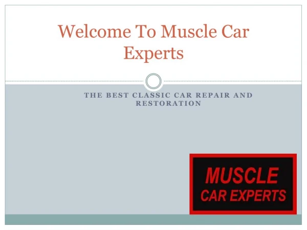 Muscle Car Experts