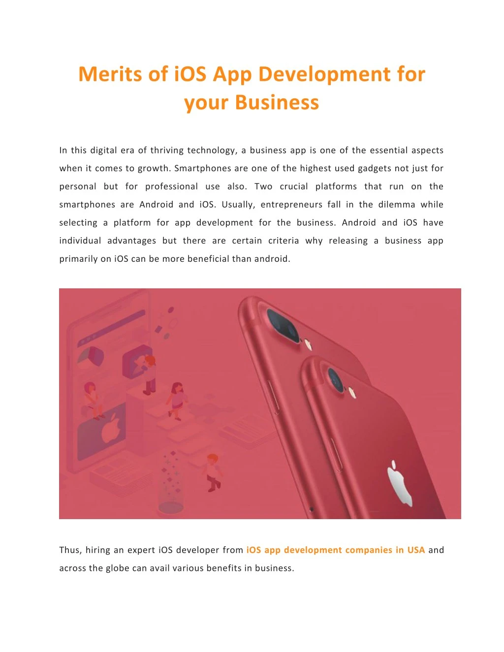 merits of ios app development for your business