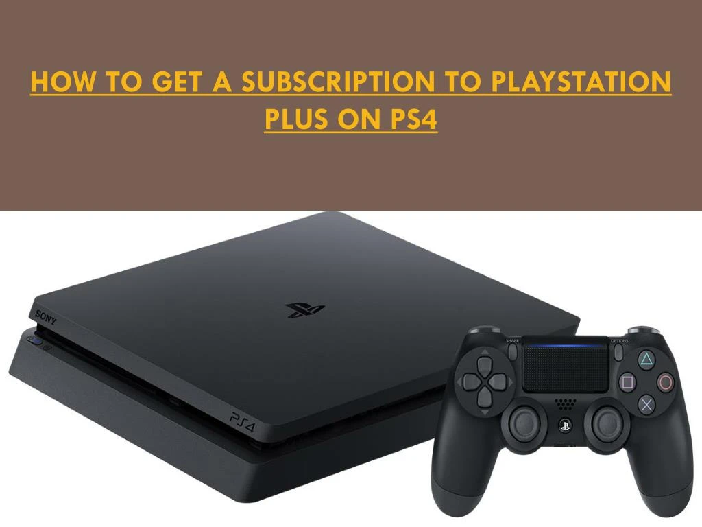 how to get a subscription to playstation plus on ps4