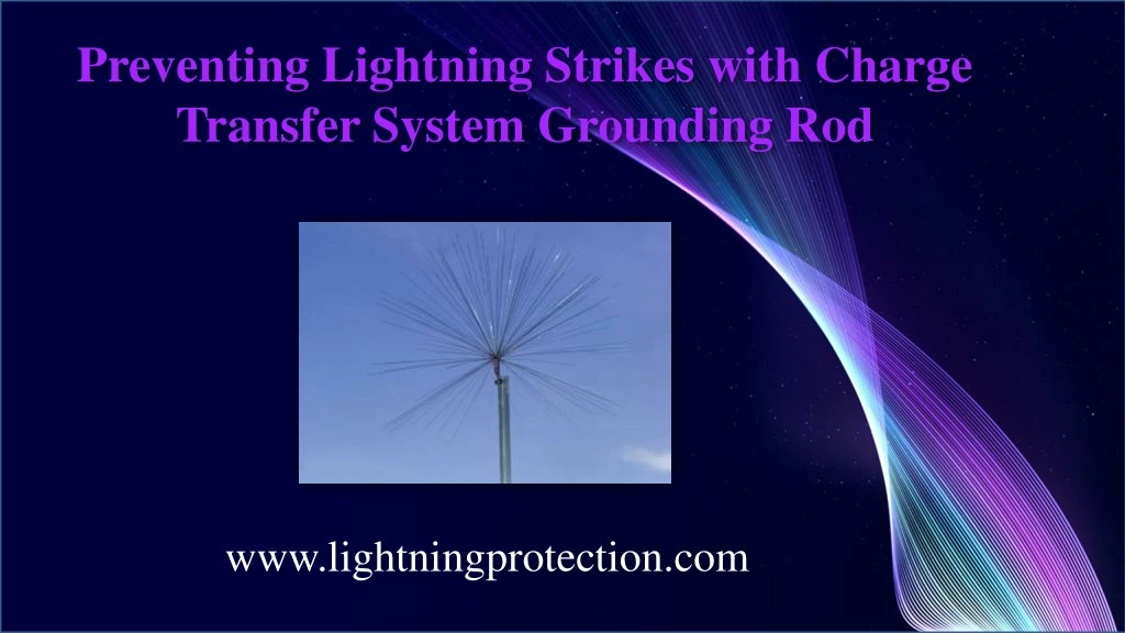 preventing lightning strikes with charge transfer