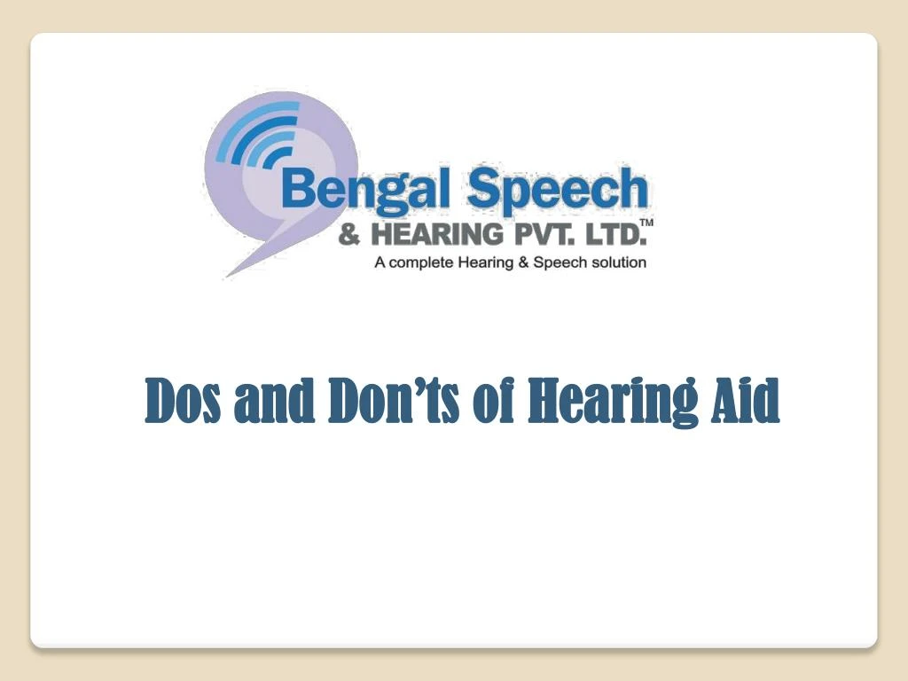 dos and don ts of hearing aid