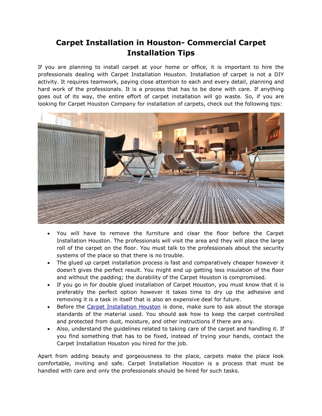 carpet installation in houston commercial carpet