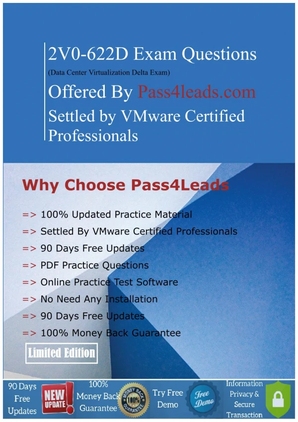Prepare Valid VMware 2V0-622D VCP6.5 -DCV-Delta Exam Effectively