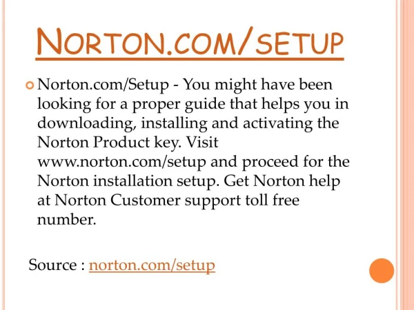 What Can You Do After You Access - Norton.com/setup?