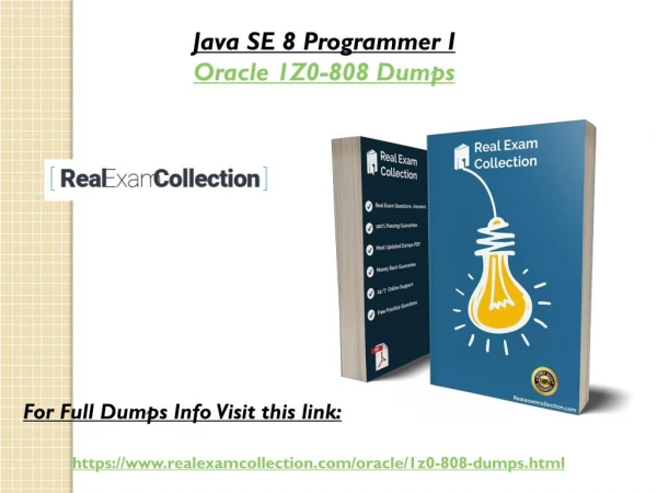 Valid Oracle 1z0-808 Question Answers - 1z0-808 Dumps RealExamCollection