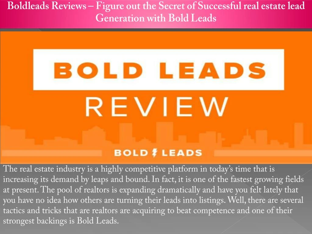 boldleads reviews figure out the secret