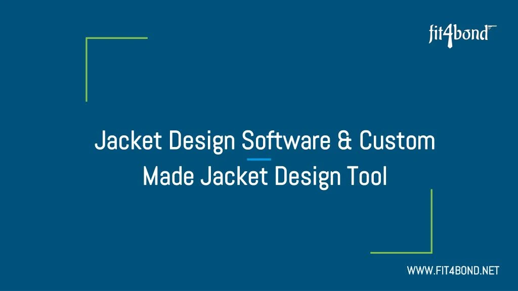 jacket design software custom made jacket design tool