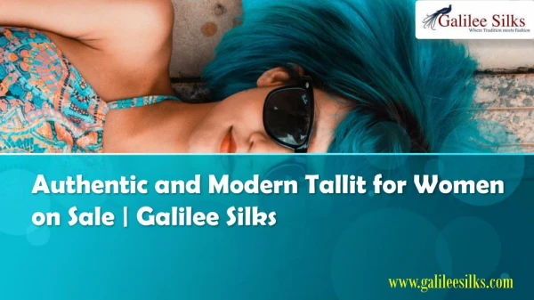Authentic and Modern Tallit for Women on Sale | Galilee Silks