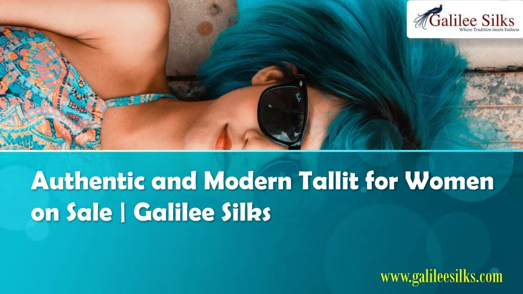 authentic and modern tallit for women on sale galilee silks