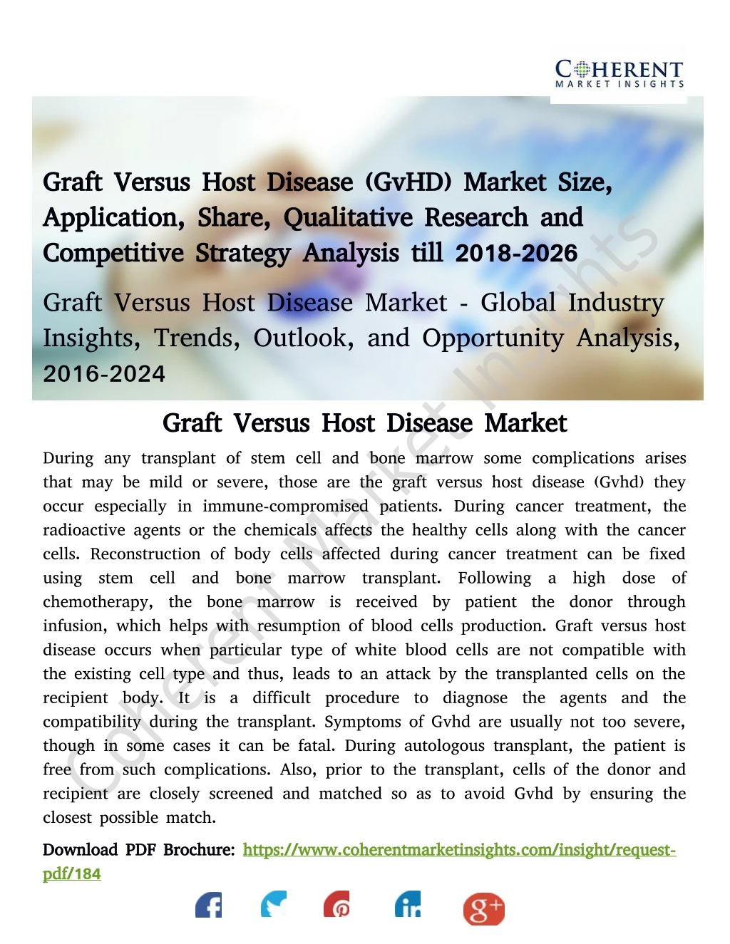 graft versus host disease gvhd market size graft