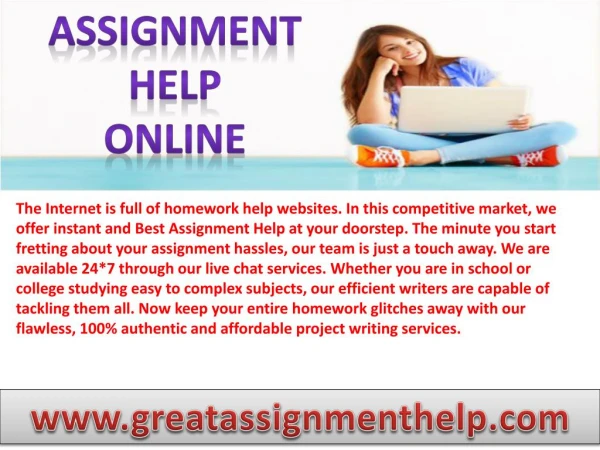 Get Guidance from Assignment Help for Homework Issues: