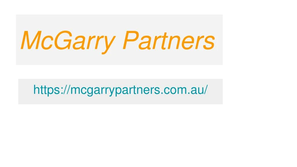mcgarry partners