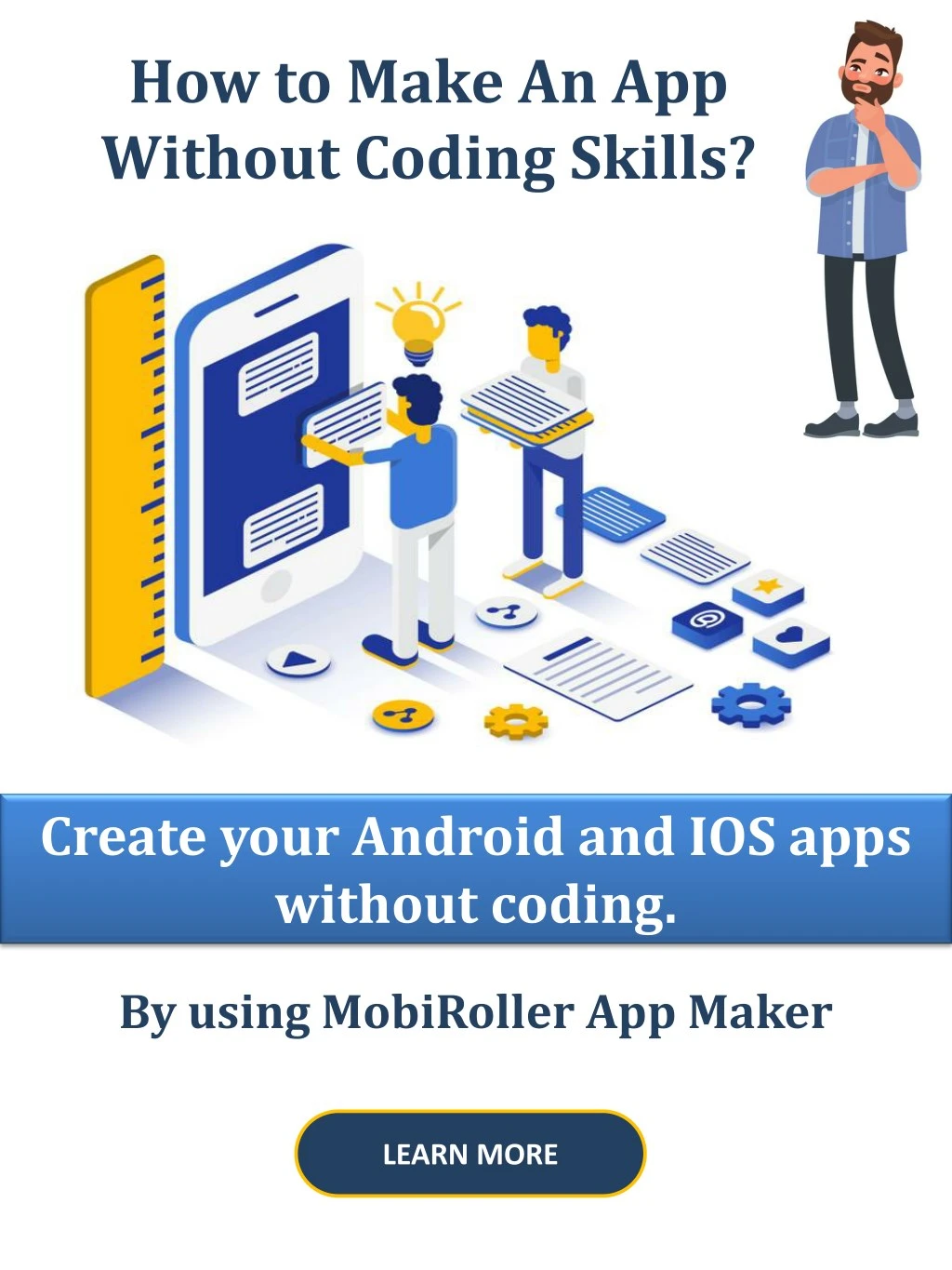 how to make an app without coding skills