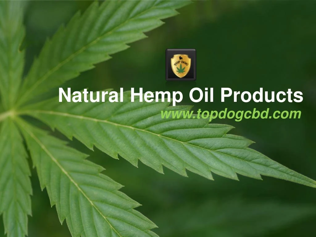 natural hemp oil products