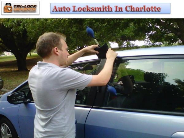 Auto Locksmith In Charlotte NC