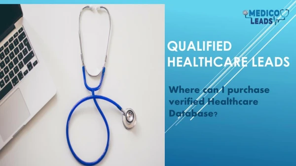 Best Ever Healthcare Database and Leads