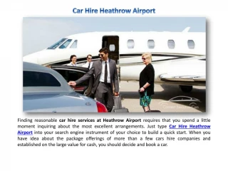 Car Hire Heathrow Airport - slide 1
