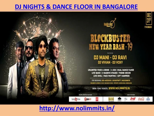 DJ NIGHTS & DANCE FLOOR IN BANGALORE