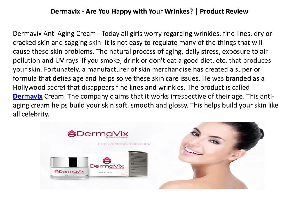 dermavix are you happy with your wrinkes product review