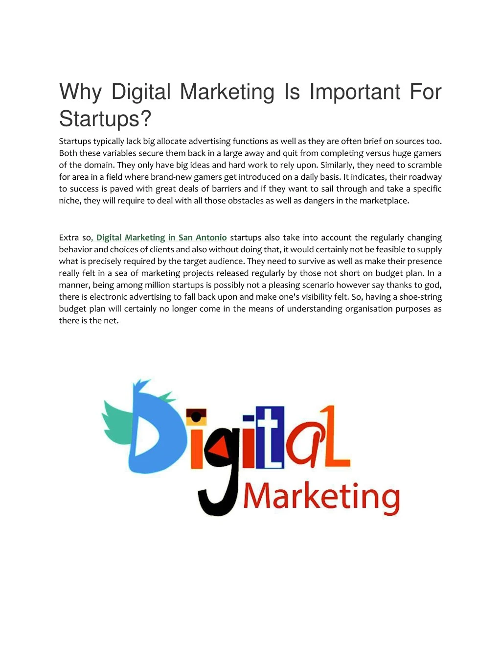 why digital marketing is important for startups