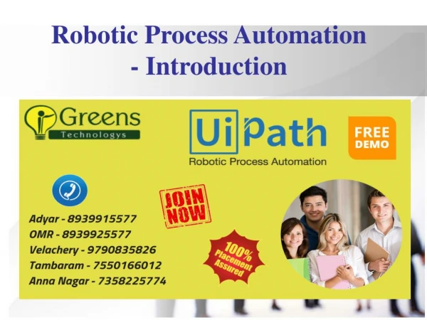 Robotic Process Automation - Introduction