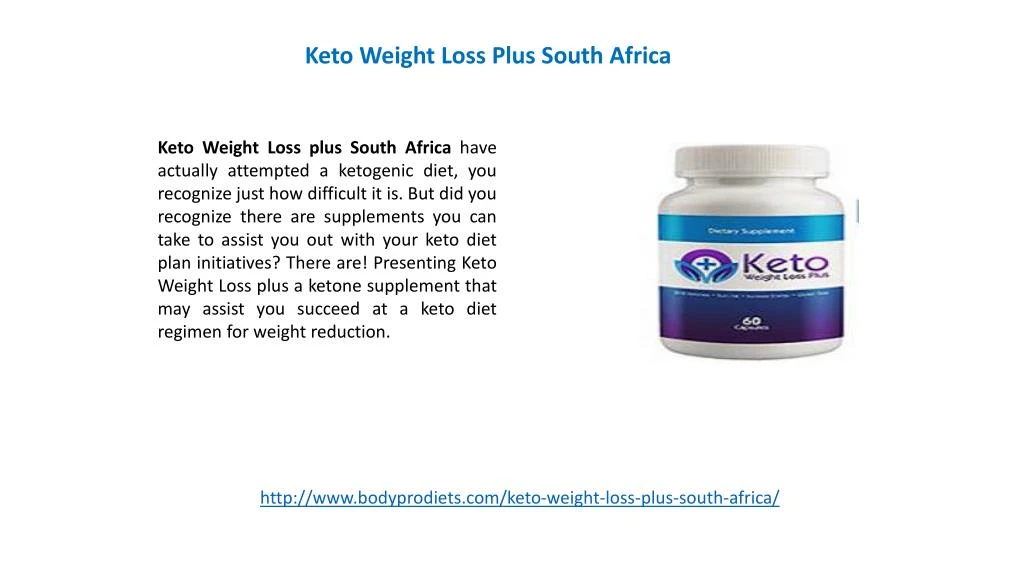 keto weight loss plus south africa