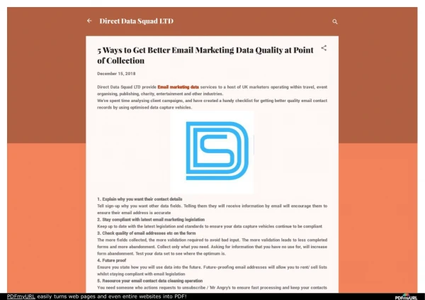 5 Ways to Get Better Email Marketing Data Quality at Point of Collection