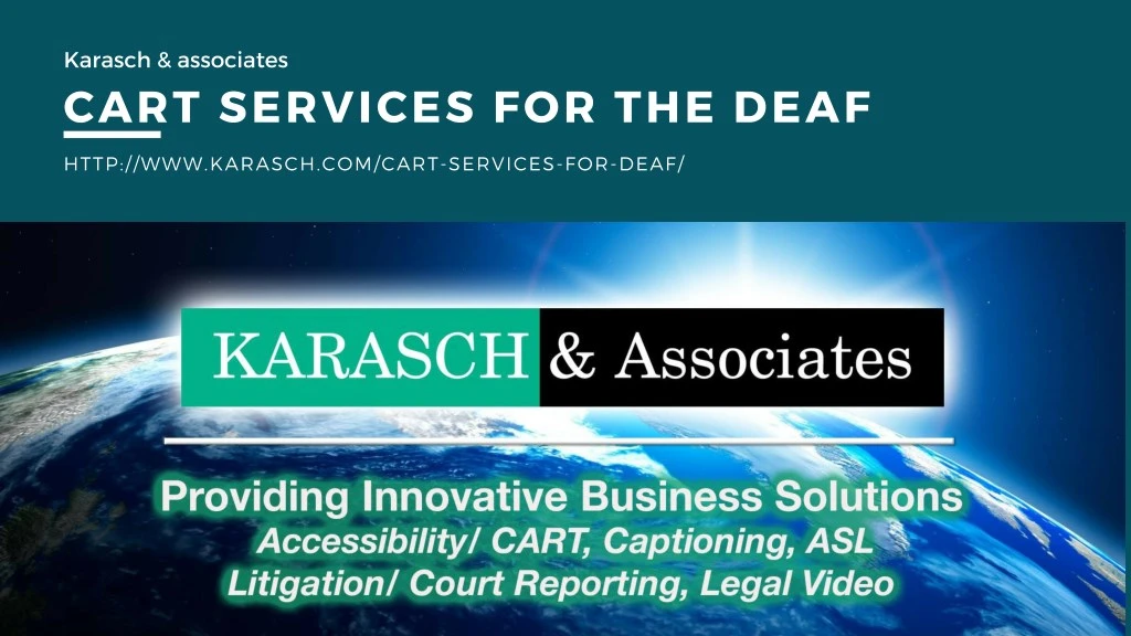 karasch associates cart services for the deaf
