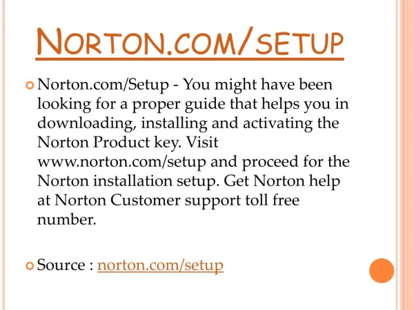 How to change Norton My Account password?