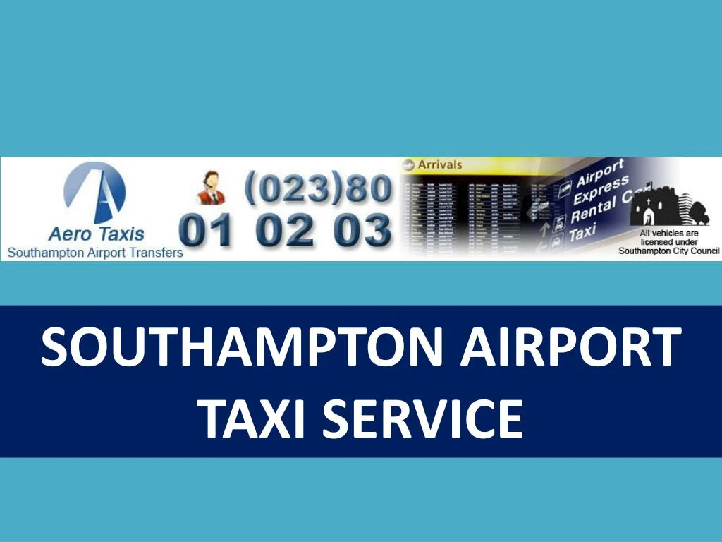 southampton airport taxi service