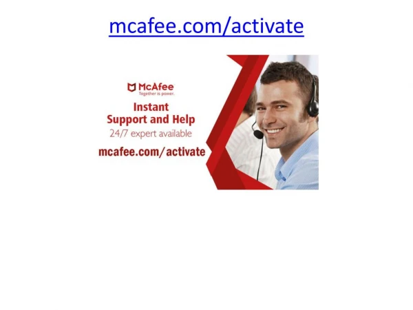 mcafee com activate