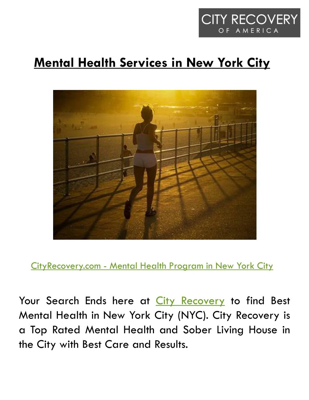 mental health services in new york city