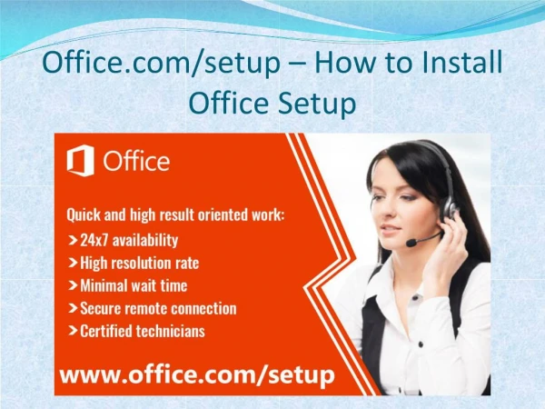 office.com/setup - How to Download and Install Office Setup