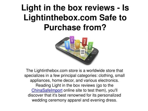 Light in the box reviews - Is Lightinthebox.com Safe to Purchase from?