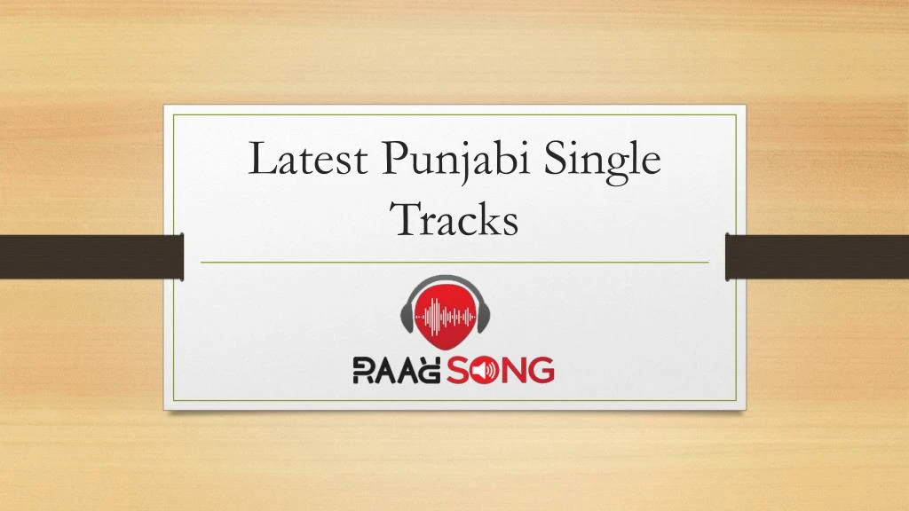 latest punjabi single tracks