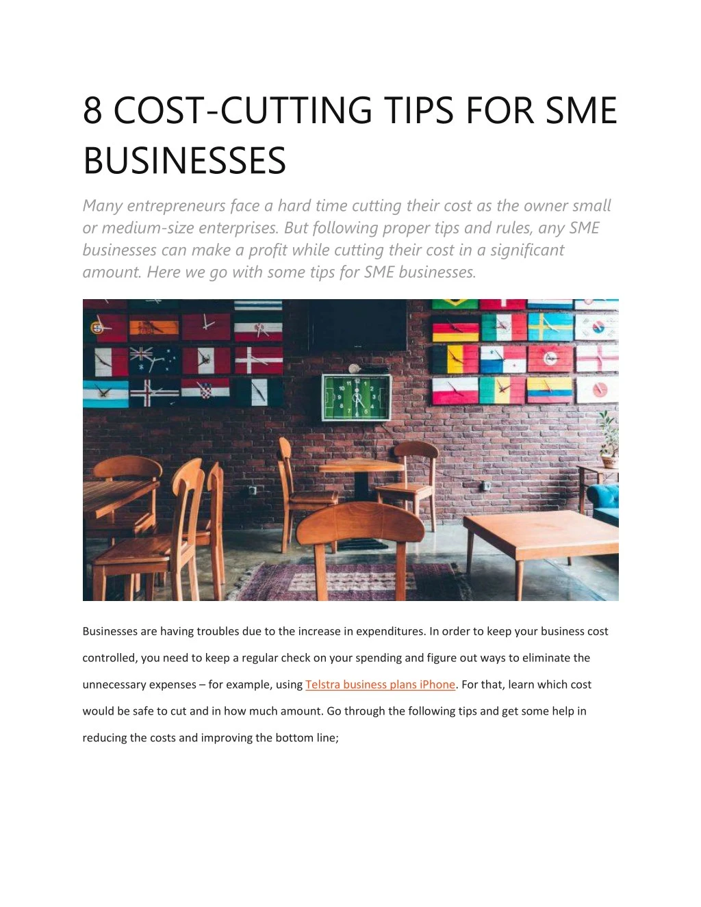 8 cost cutting tips for sme businesses