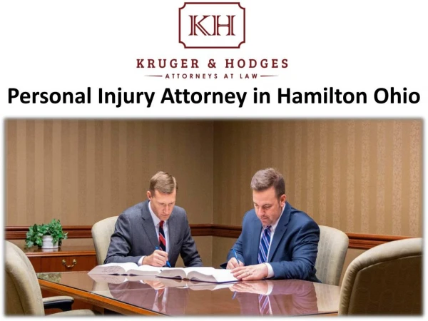 Personal Injury Attorney in Hamilton Ohio