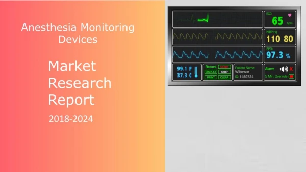 anesthesia monitoring devices