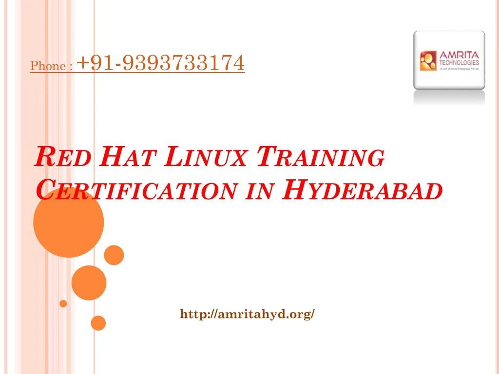 red hat linux training certification in hyderabad