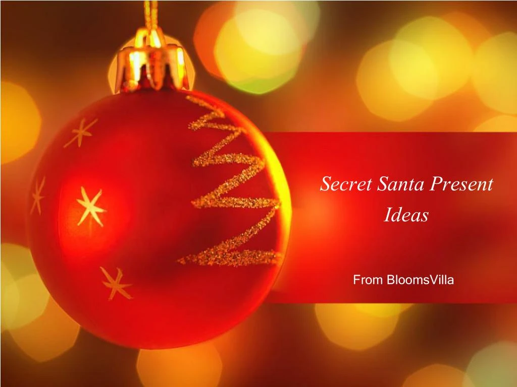secret santa present ideas