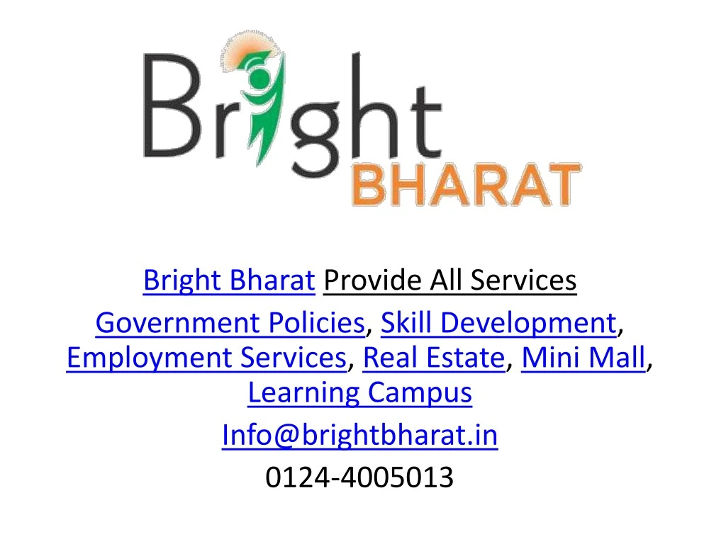 bright bharat provide all services government