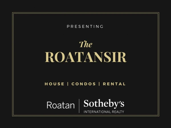 Best Real Estate Roatan Honduras | RoatanSir