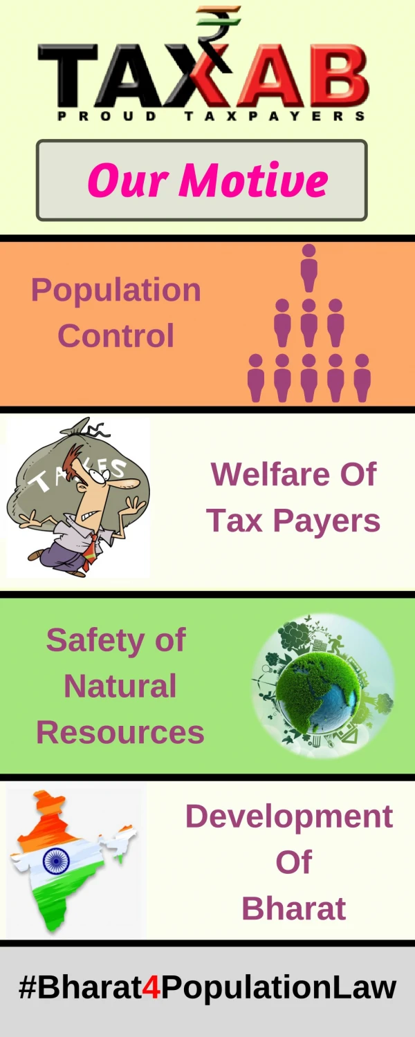 Population Control for the welfare of taxpayer and safety of natural resources