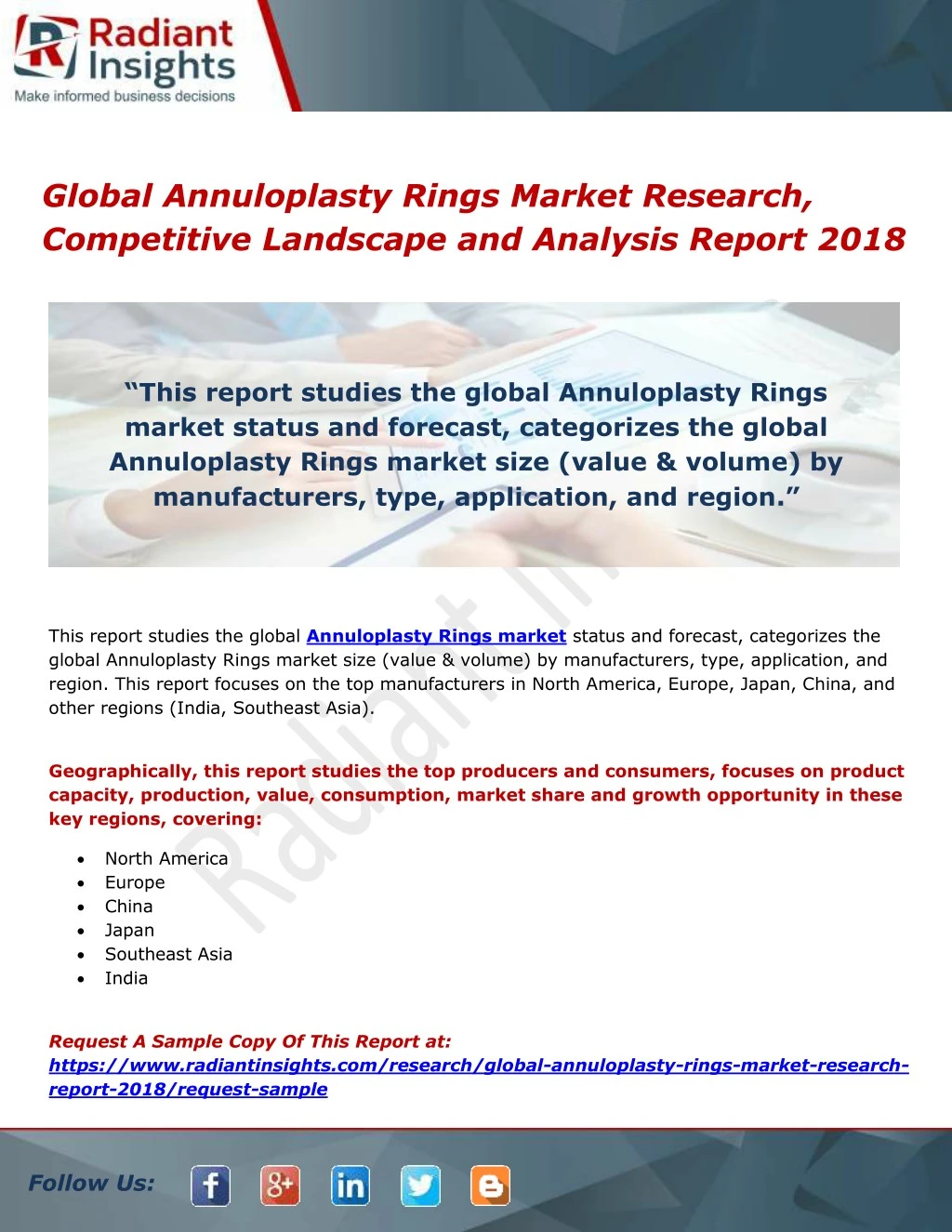 global annuloplasty rings market research